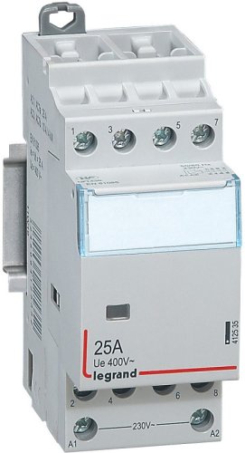 Контактор модульный Legrand CX3 2п 4НО 25А 230В АС картинка